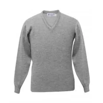 Men pure wool sweater plain